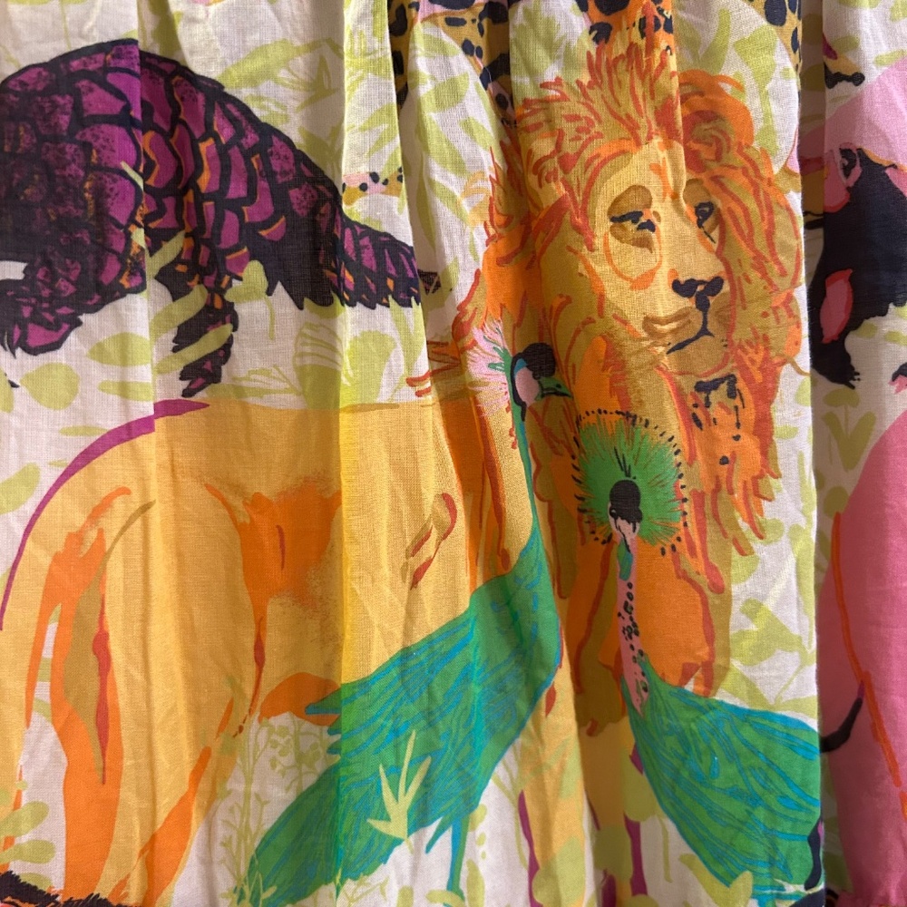 J. Crew Multicolor Animal-Print Midi Dress - Picture 4 of 8